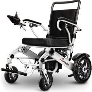 [2025 Upgrade] Aotedor 30 Miles Long Travel Range, Electric Wheelchair for Adults Power Wheelchairs Lightweight Foldable All Terrain Motorized Wheelchair for Seniors Compact Portable Airline Approved