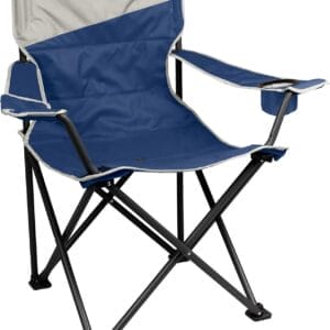 Coleman Big-N-Tall Quad Camp Chair with Cup Holder & Side Pocket, Water-Resistant XL Outdoor Seat, Supports up to 600 lbs