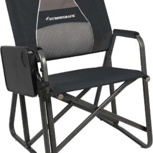 STRONGBACK Outdoors Director Chair - Portable Camping Chair with Lumbar Support - Heavy-Duty and Foldable