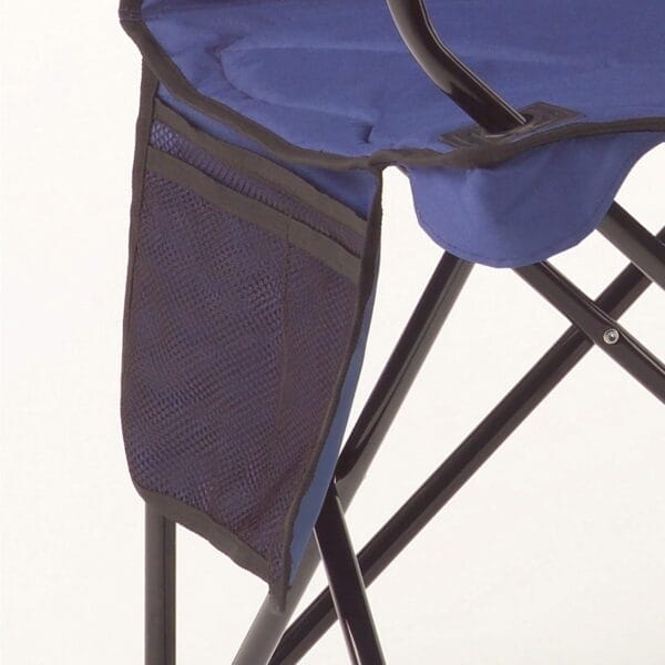 Coleman Portable Quad Camping Chair with 4-Can Cooler, Cushioned Seat & Back with Side Pockets & Cup Holder, Carry Bag Included - Image 4