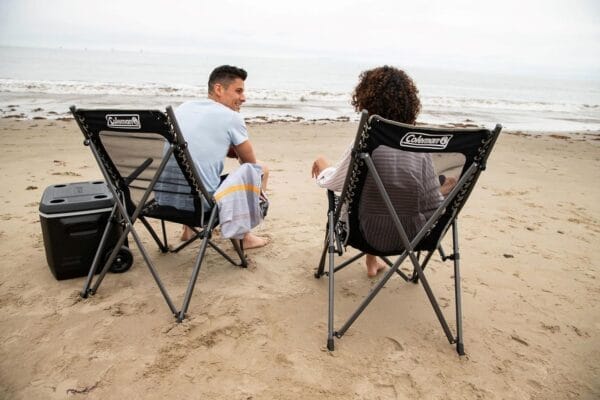 Coleman Comfortsmart Portable Suspension Chair, Ultra-Comfortable Outdoor Camping Chair with Drink Holder & Carry Bag, Supports up to 300lbs - Image 4