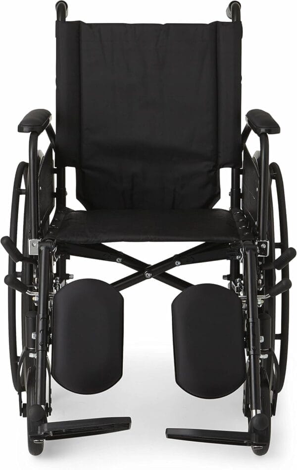 Medline Premium UltraLightweight Wheelchair with FullLength FlipBack Arms and Elevating Leg Rests for Extra Comfort 18” Seat, No, 1 Count - Image 6