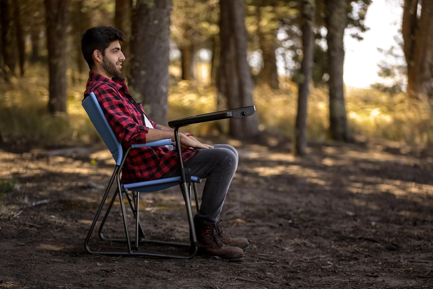 STRONGBACK Outdoors Director Chair - Portable Camping Chair with Lumbar Support - Heavy-Duty and Foldable - Image 2