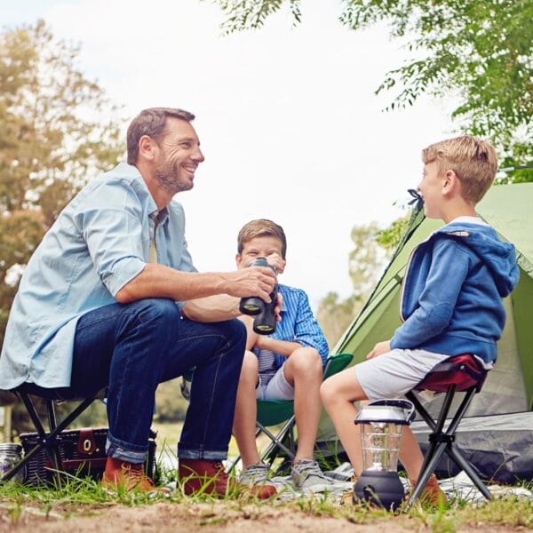 Travel Folding Camping Stool, Use Height 14.6" and Maximum Weight 300 lbs Outdoor Portable Tripod Seat Fishing Chair Seat for Camping Fishing Hiking Gardening and Beach Garden Painting (Red) - Image 2