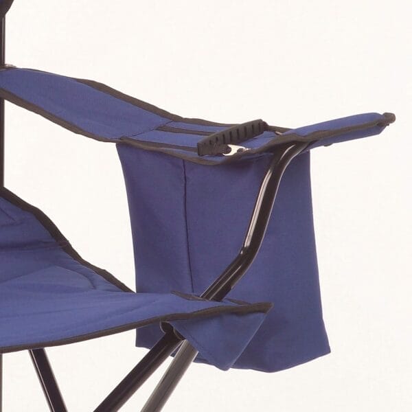 Coleman Portable Quad Camping Chair with 4-Can Cooler, Cushioned Seat & Back with Side Pockets & Cup Holder, Carry Bag Included - Image 7