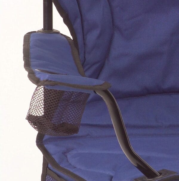 Coleman Portable Quad Camping Chair with 4-Can Cooler, Cushioned Seat & Back with Side Pockets & Cup Holder, Carry Bag Included - Image 5