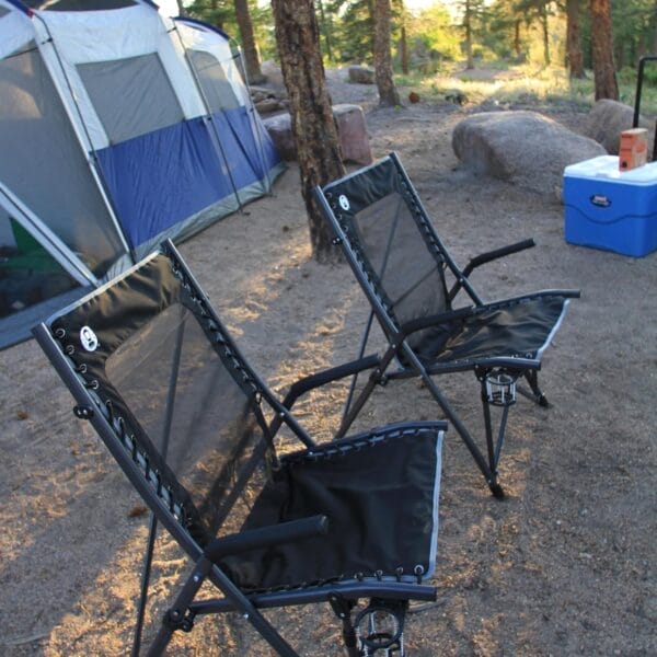 Coleman Comfortsmart Portable Suspension Chair, Ultra-Comfortable Outdoor Camping Chair with Drink Holder & Carry Bag, Supports up to 300lbs - Image 2