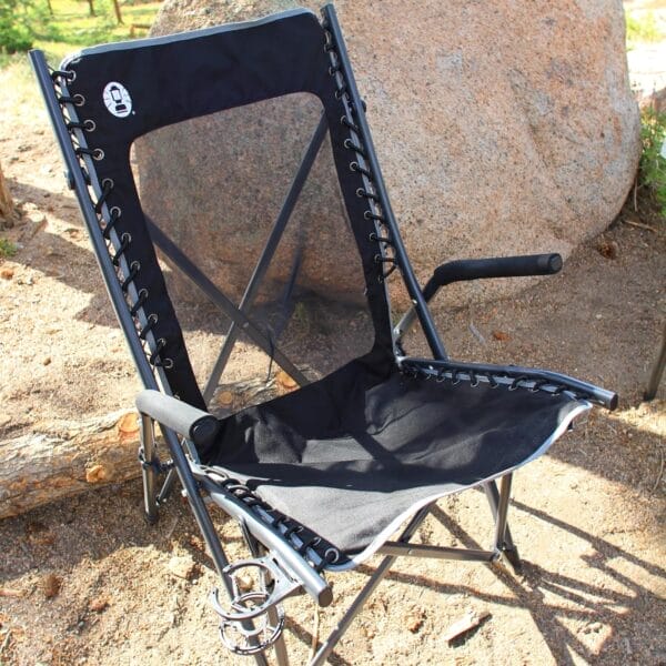 Coleman Comfortsmart Portable Suspension Chair, Ultra-Comfortable Outdoor Camping Chair with Drink Holder & Carry Bag, Supports up to 300lbs - Image 3