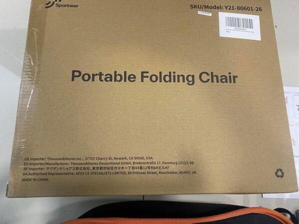 Sportneer Camping Chairs: 3 Heights Adjustable Folding Chairs for Outside with 2 Side Pockets - Compact & Portable Lawn Chairs for Backpacking, Camping, Hiking, Picnic and Travel (2, Orange) - Image 11